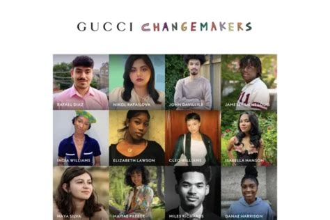 gucci donates|gucci changemakers impact fund.